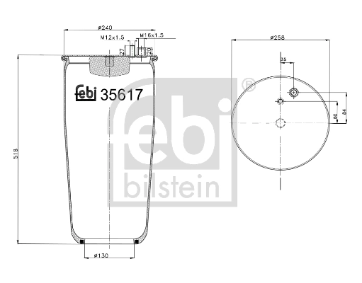 Bellow, air suspension
